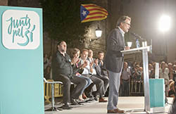 Acte central de Junts pel Sí a Sabadell, 